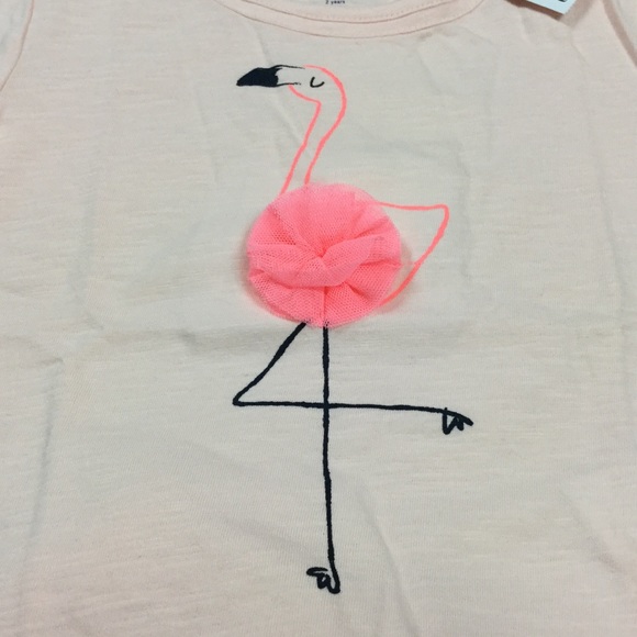 Gap Girls 12 18 Months Flamingo Shorts Outfit - Picture 3 of 8